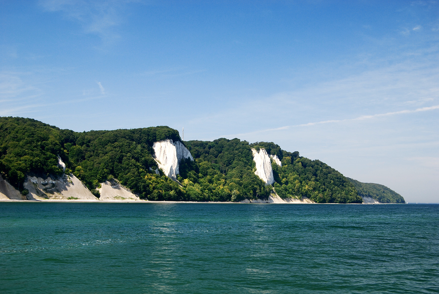 Kreidefalsen auf der Insel Rügen